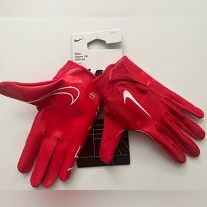 Nike Vapor Jet Footballs Gloves (LARGE)